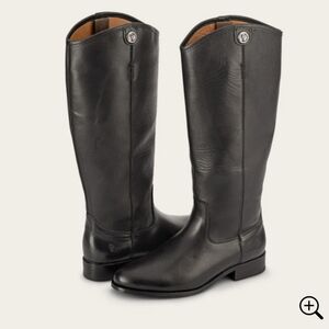 Frye Women's Melissa Button 2 In Black Size 9.5 NEW